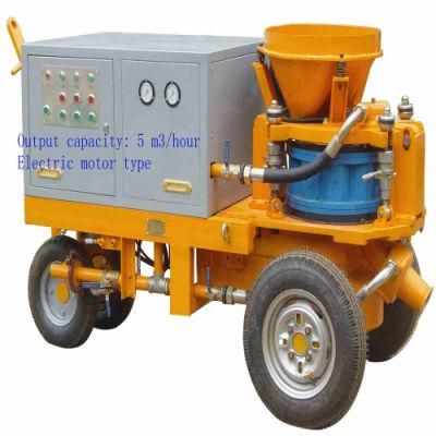 Wet-Mix&amp; Dry-Mix Double Process Usage Rotor Concrete Shotcrete Machine