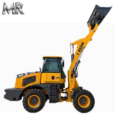 6m Lifting 4.5m Dumping Height Long Arm Front Wheel Loader