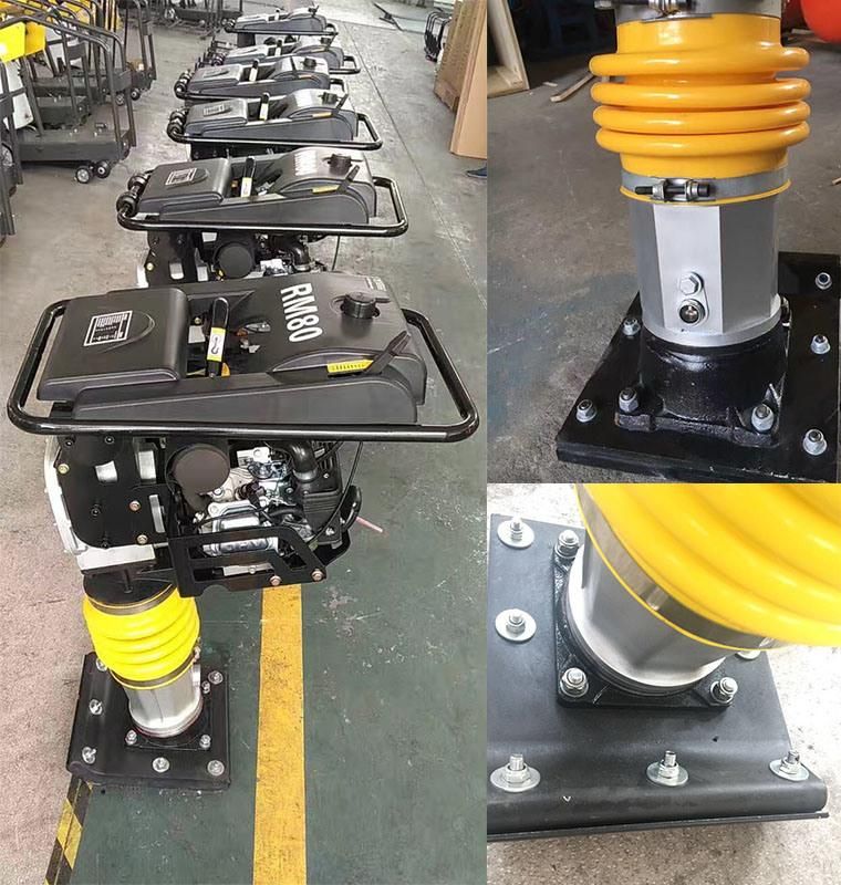 80kg 10kn Impact Force Compactor Tamper Vibratory Tamping Rammer