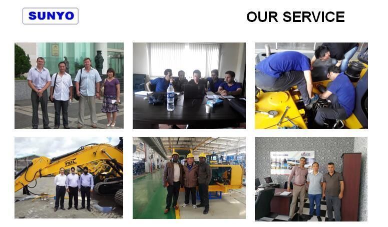 Sy68 Model Sunyo Brand Wheel Mini Excavator Is Hydraulic Excavator as Mini Excavator, Mini Loaders, and Crawler Excavator.