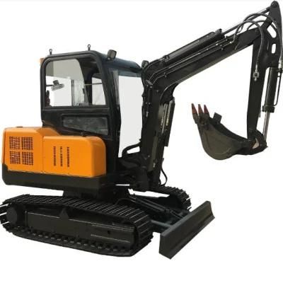 Hixen Earthmoving Machinery Mini Excavator Small Micro Digger Cheap Price for Sale