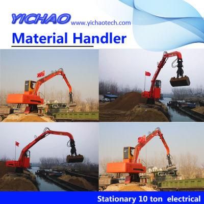 Sorting Timber Gripper Crane Electric Material Handling