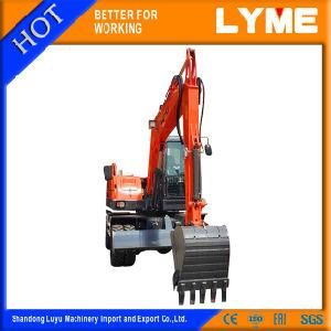 Humanized Design Ly95 Mini Excavator for Digging Tree Hole for Garden