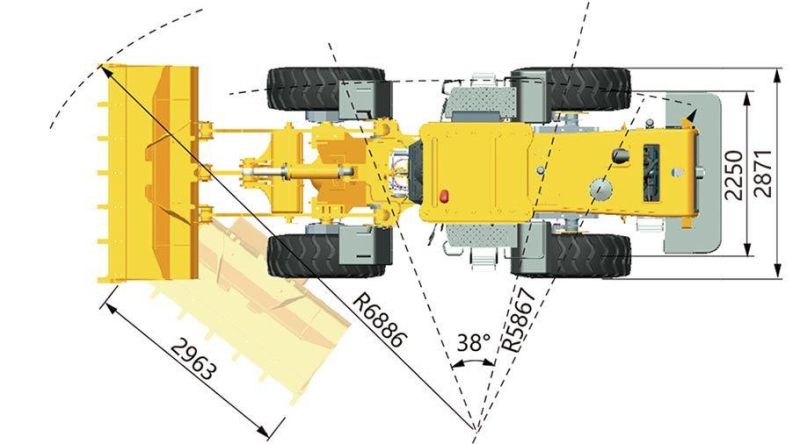 China Official Sem 656D Brand New 3m3 Bucket Wheel Shovel Loader