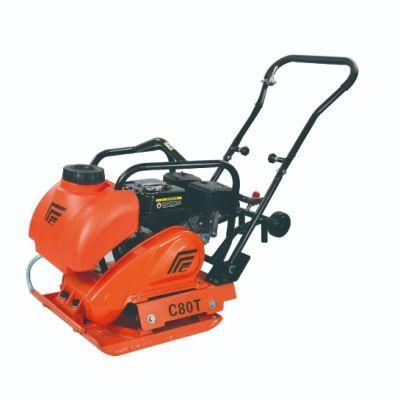 Hot Sale Road Construction Machine Loncin Honda Vibratory Plate Compactor with Water Tank
