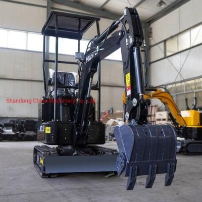 CE EPA Euro V Construction Equipment Shandong Hightop Group Garden Trench Digging Hydraulic Full Automatic Excavators