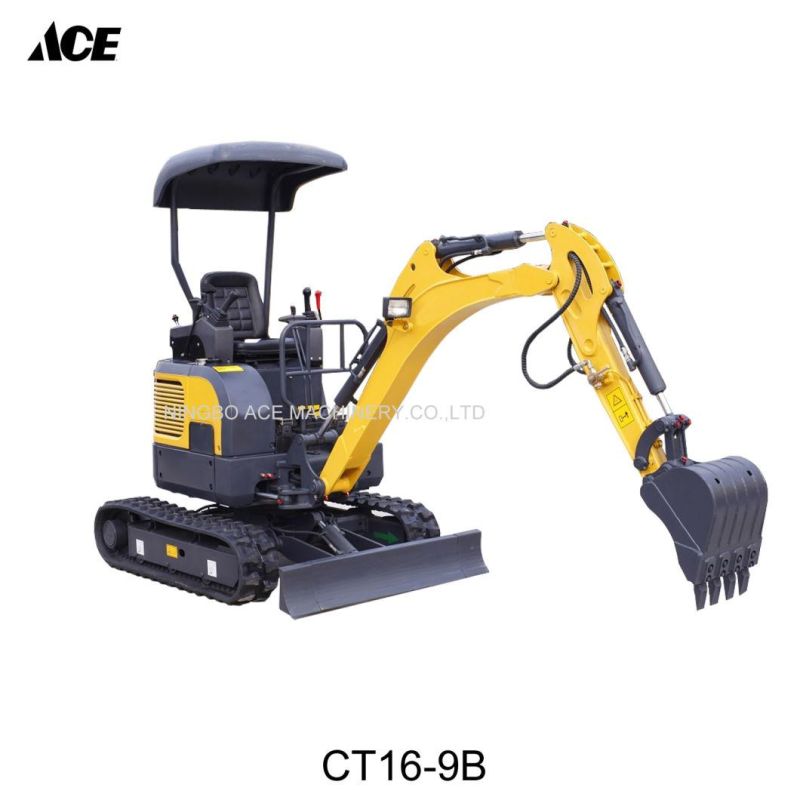 CT16-9b Series Factory Wholesale, Mini Hydraulic Crawler Excavator