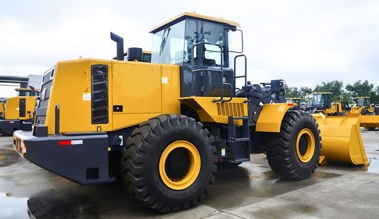 Rated Power 178kw 6ton Front Wheel Loader with Weichai Engine for Big Power Operating