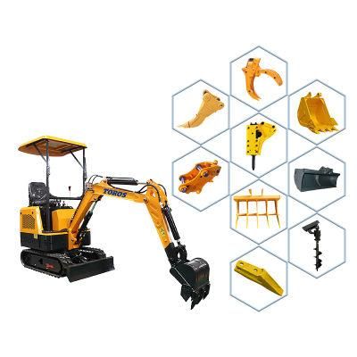 Strong 1000kg Mini Small Digger Excavator for Farm and Garden in France and Germany