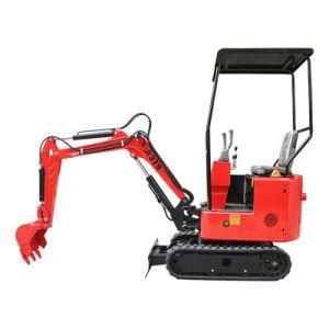New Cheap 800kg 1ton 7.5kw 10HP Mini Crawler Excavator for Sale
