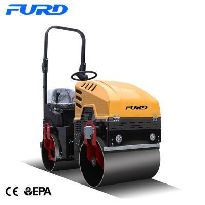 Asphalt Double Drum Vibration Road Roller with 1000kg Weight