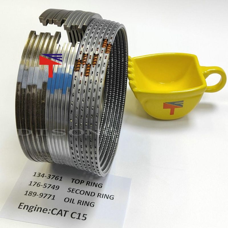 High Quality Diesel Engine Mechanical Parts Piston Ring 134-3761 176-5749 189-9771 for Buildozer D8n D8l D9l Wheelloader 980h Engine 3406 C15 Generator Set