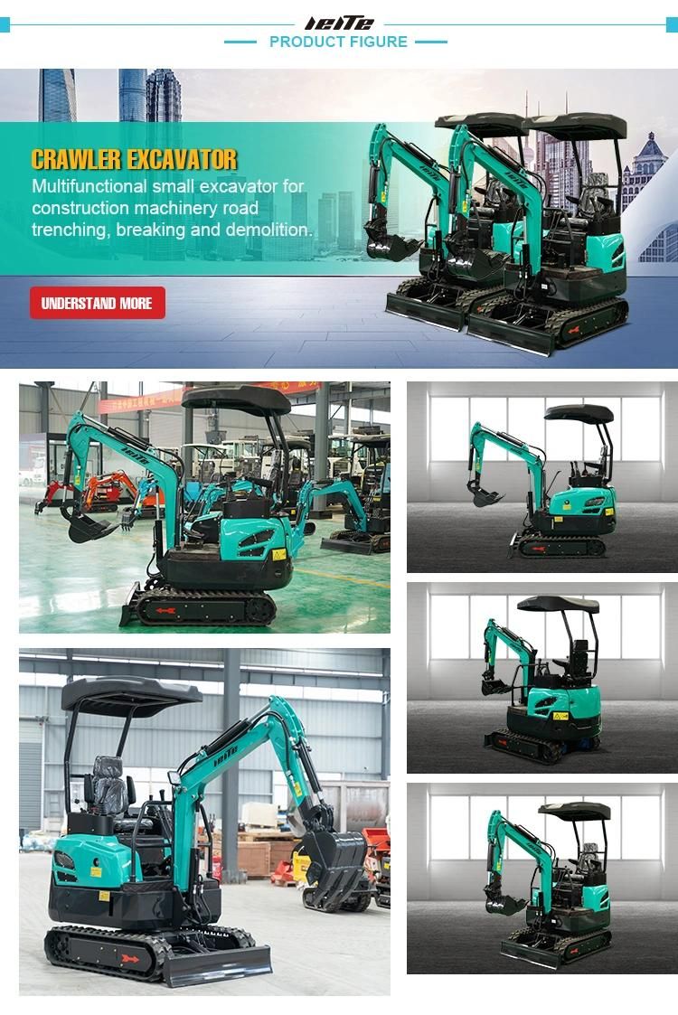 China 1.7 Ton Mini Excavator /1700kg Crawler Excavator for Sale