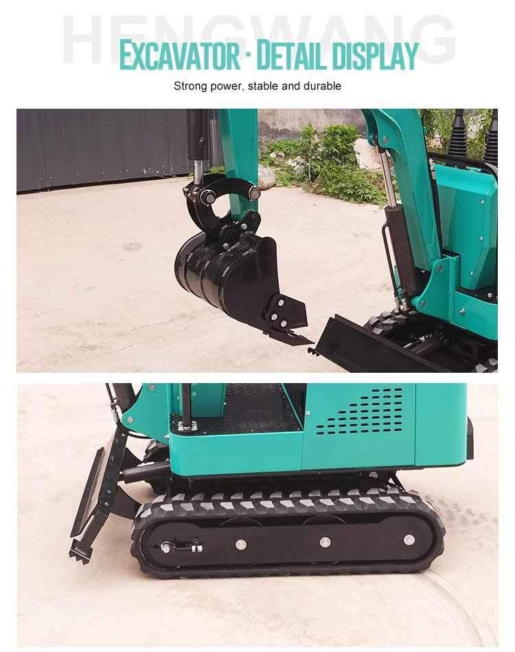 1 Ton Excavators with Chassis Crawler Type Excavator