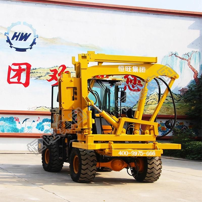 Hydraulic Press Sheet Pile Drilling Machine