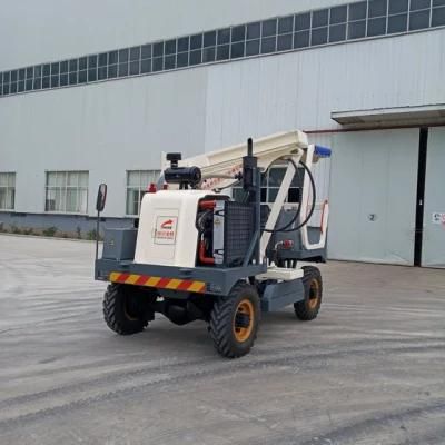 Guardrail Install Helical Driver Attachment Can Screwing Pilling Pulling Pile