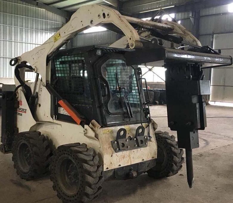 Skid Steer Breaker Hydraulic Hammer Attachment with Breaker Chisel