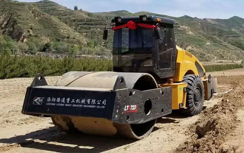 China EXW Price Lutong Sem Shantui Lonking Liugong Single Double Drum Compactor 3 Ton 8 Ton 15 Ton 23 Ton Road Roller (LTS723H)