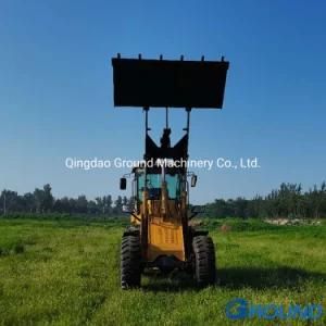 4WD diesel tractor front end loader, wheel loader for farm, garden, construction engineering