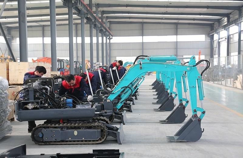 Shandong Dingyuan Factory 0.7m3 1500kg Mini Small Wheel Loader Zl18