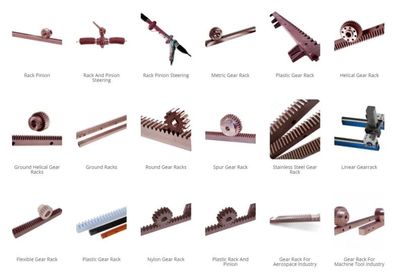 Rack Pinion Steering Gear Wheel Linear Round Flexible Industrial Durable China Manufacturer Stainless Steel Helical Spur Flexible Plastic Rack Pinion Steering