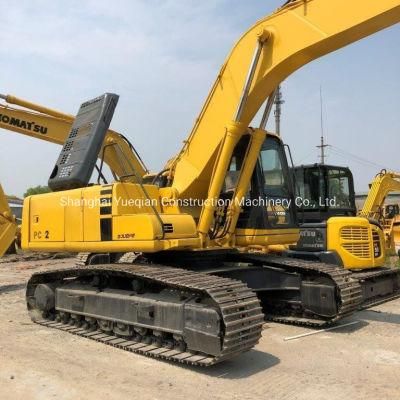 Used Komatsu PC120/PC128/PC130/PC138/PC200/PC210/PC220/PC240 Crawler Excavator with Hydraulic Breaker Line and Hammer in Good Condition