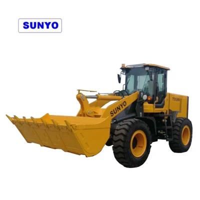 Brand New T958n Model Sunyo Wheel Loader as Excavator, Skid Loader.