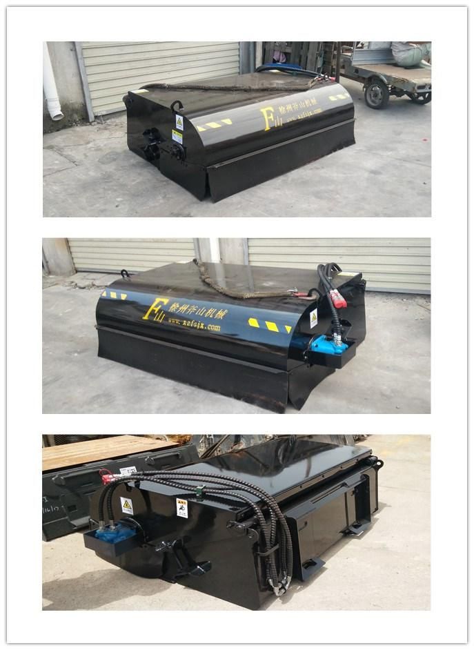 Hydraulic Indrualic Road Street Sweeper for Skid Steer Loader