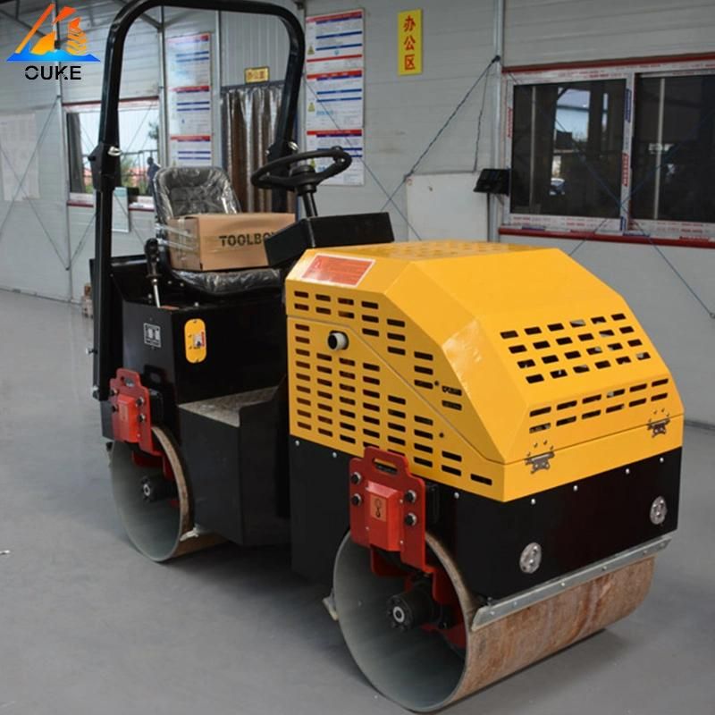 Double Wheel Vibratory and Drive 3ton Full Hydraulic Road Roller
