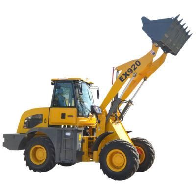 Small Hydraulic Huaya Loaders for Sale Wheel Mini Loader Ex920