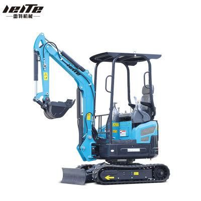 Price of China Mini Excavator 1.8 Tons Superior Quality Beautiful Appearance Highly Efficient Construction Tools