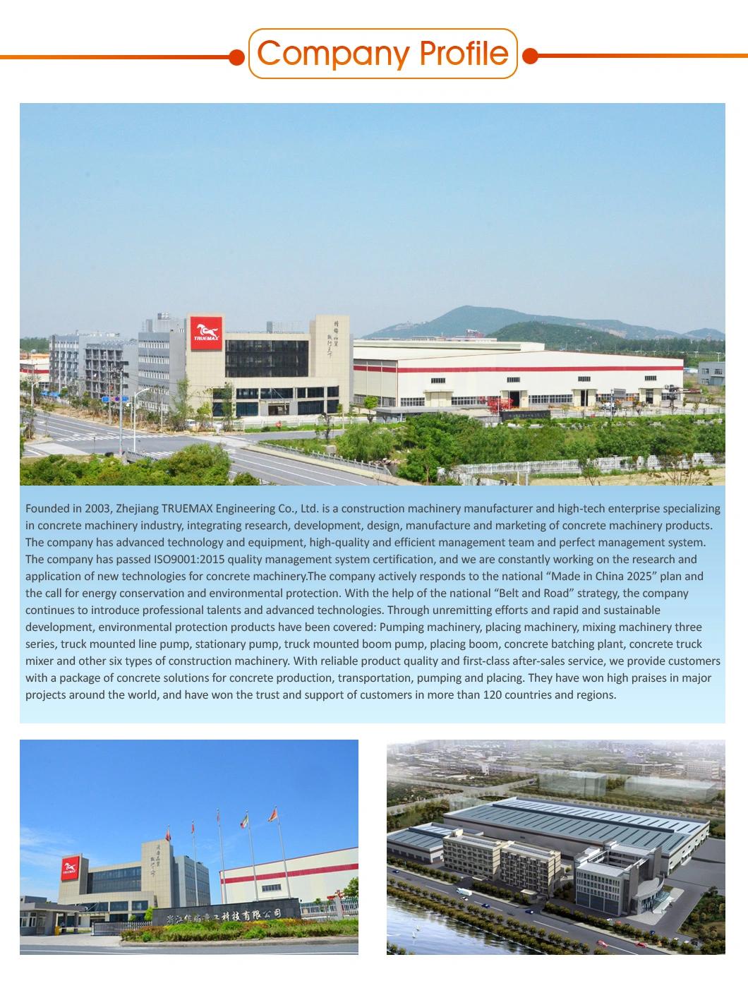 Concrete Placing Boom China Manufacturer-Radius 35m
