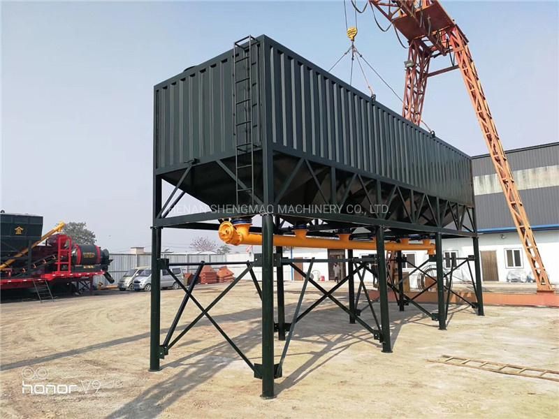 35t 50t 70t 100t 200t Horizontal Fly Ash Dry Powder Storage Silo Container Cement Silo Factory Price