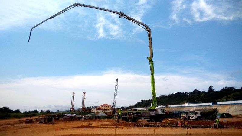 Good Performance 37m Cement Concrete Pump Truck Mounted Machinery