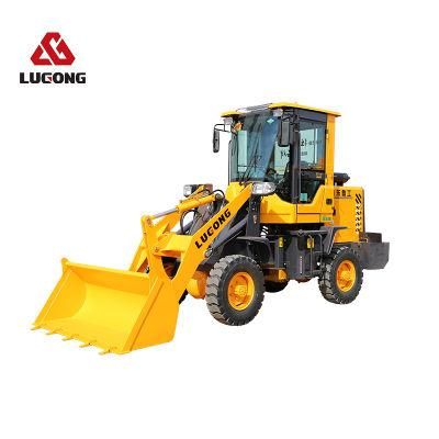 Lugong1.5 Ton Small Compact Front End Wheel Loader of Mini Articulated Wheel Loader