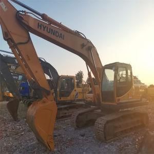 Used Hyundai Excavator R215-9 in Good Condition, Secondhand Hyundai R215 Excavator R150 R225 Track Digger for Sale