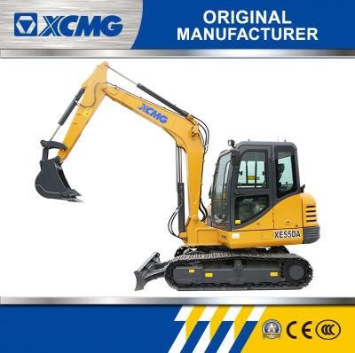 XCMG Official 5 Ton Excavator Xe55da Brand New Small Crawler Excavator Price