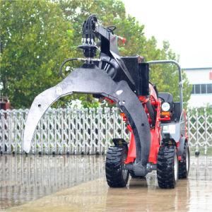 Compact Small Front End Loader, Mini 4WD Loader with Yanmar Engine for Sale