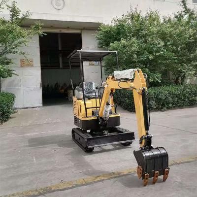 Competitive Price 360 Degree Rotary 1.5 Ton Mini Crawler Excavator for Farm Garden Orchard