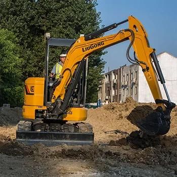 Liugong 9035e Mini Hydraulic 0.5m3 3t Crawler Excavator with CE