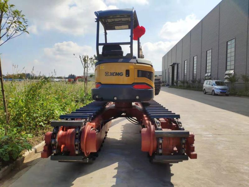 Amphibious Mini Digger Excavator for Landscaping Digging Mini Excavators with Pontoon Undercarriage