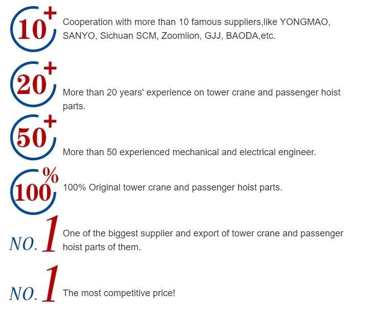 Tower Crane Spare Parts Multi-Functional Limiter Crane Load Limit Switch