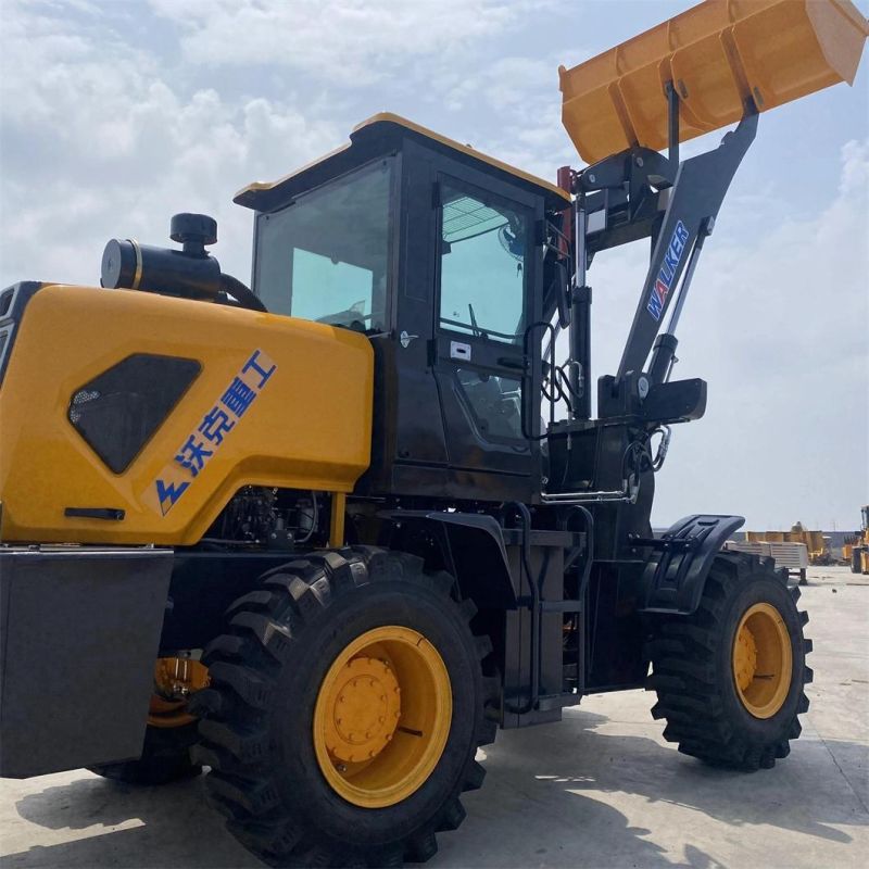 Factory Wholesale 0.8ton 1ton 1.2ton 2ton 3ton 5ton Small Wheel Loader Mini Wheel Forkir Sliding Loader Bihoe Loader