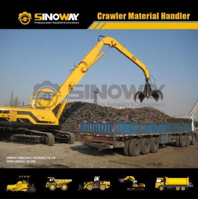 50 Ton Crawler Material Handling Machine with Hydraulic Lift Magnet