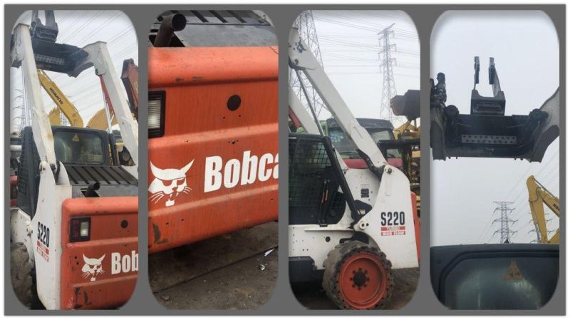 Used Bobcat S220 Skid Steer Loader Construction Machinery