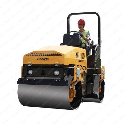 Good Compaction Performance Road Roller Double Drum Steel Vibratory Roller 3 Ton