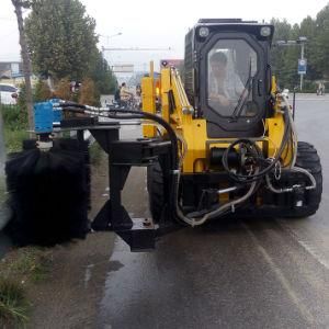 Crawler Type Rated Capacity 1000kg Skid Steer Loader for Auxiliary Equipment
