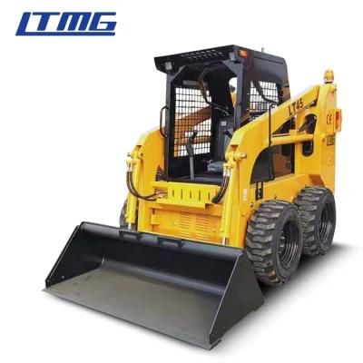 Ltmg 700kg 850kg 1050kg Skid Steer Loader with Various Attachment