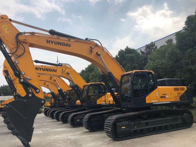 Hyundai Crawler Excavator 6t 7t 8t 6ton R75vs R75bvs R75dvs Excavator with Cummins Engine for Sale