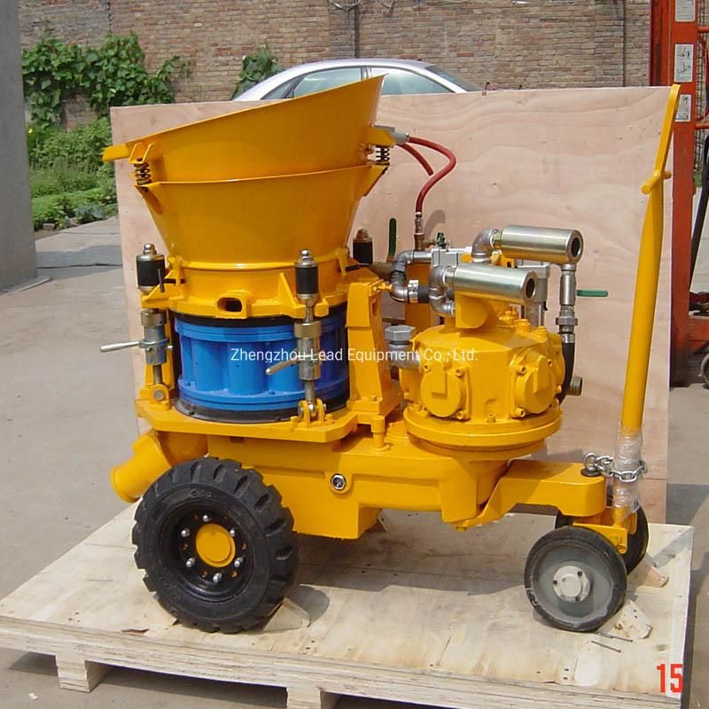 Lz-3A Pneumatic Type Air Motor Drive Dry Small Shotcrete Machine